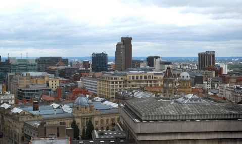 View from the new Library of Birmingham